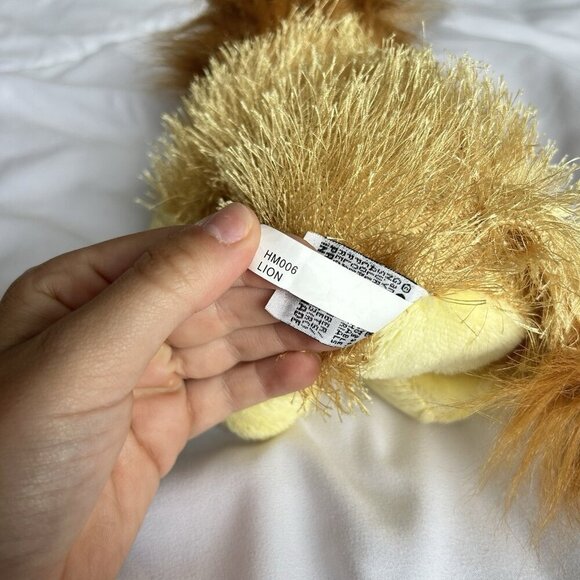 Ganz Webkins Plush Stuffed Animal Lion Yellow HM006 - NO CODE Y2K Retro - Picture 6 of 10